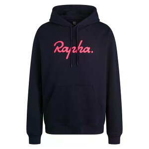 ���t�@ �w�r�[�E�F�C�g �R�b�g�� ���[�W ���S �t�[�f�B�[ �i DarkNavy/High-VisPink �j | RAPHA Heavyweight Cotton Large Logo hoodie [t]