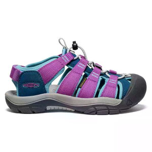 �L�[�� �j���[�|�[�g �o���h�� �L�b�Y ���[�X �T���_�� �i LegionBlue/Wil �j | KEEN Newport Bundle Kids Youth Sandals [t]