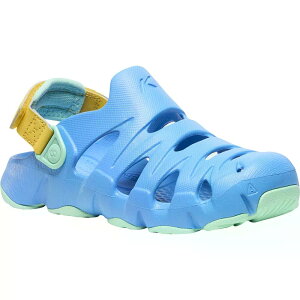 �L�[�� �n�C�p�[�t���C�g �L�b�Y ���[�X �T���_�� �i AzureBlue/Daffodil �j | KEEN Hyperflt Kids Youth Sandals [t]