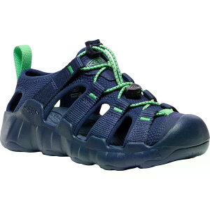 �L�[�� �n�C�p�[�|�[�g H2 ���[�X �T���_�� �W���j�A �i NavalAcademy/VibrantGreen �j | KEEN Hyperport H2 Youth Sandal Junior [t]