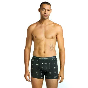 ICEBREAKER Merino 150 Anatomica Explore More �{�N�T�[�p���c �i Black/Aop �j [t]