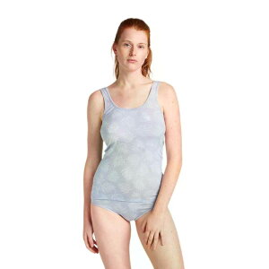 ICEBREAKER Merino 150 Siren Fresh Ferns Aop �m�[�X���[�u�x�[�X���C���[ �i GreyQuartz/Snow/Aop �j [t]