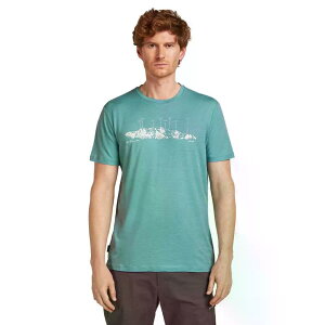 ICEBREAKER Merino 150 Tech Lite The Peaks ����T�V���c �i Hydro �j [t]