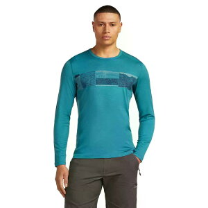 ICEBREAKER Merino 200 Oasis Crewe Elevation Line �����x�[�X���C���[ �i Topaz �j [t]