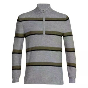 ICEBREAKER Waypoint Merino �n�[�t�W�b�v�Z�[�^�[ �i GritstoneHeather/Loden/Black �j [t]