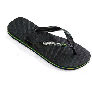 HAVAIANAS Brasil Logo �r�[�`�T���_�� �i Black/Black �j [t]