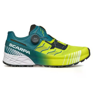 �X�J���p ���x�� ���� �J���u�� HT �g���C�� �����j���O�V���[�Y �i LimeGreen/DeepLagoon �j | SCARPA Ribelle Run Kalibra HT Trail Running Shoes [t]