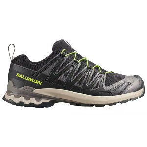 �T������ XA �v�� 3D V9 �g���C�� �����j���O�V���[�Y �i Black/DarkGullGray/AcidLime �j | SALOMON XA Pro 3D V9 Trail Running Shoes [t]