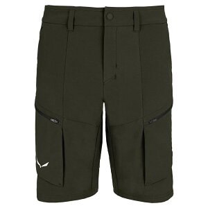 �T���� �v�G�Y �f�����X�g���b�` �J�[�S �V���[�c �i Dark Olive �j | SALEWA Puez Durastretch Cargo shorts [t]