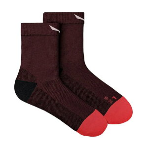 �T���� �}�E���e�� TRN AM �n�[�t �����O �\�b�N�X ���f�B�[�X �i Syrah �j | SALEWA Mountain TRN AM Half long socks [t]