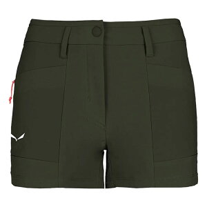 �T���� �v�G�Y �f�����X�g���b�` �J�[�S �V���[�c ���f�B�[�X �i Dark Olive �j | SALEWA Puez Durastretch Cargo shorts [t]
