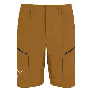 �T���� �v�G�Y �f�����X�g���b�` �J�[�S �V���[�c �i Gold / Brown �j | SALEWA Puez Durastretch Cargo shorts [t]