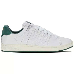 �P�[�X�C�X ���C�t�X�^�C�� ���U�� II �X�j�[�J�[ �i White/PosyGreen/Egret �j | K-SWISS Lifestyle Lozan II Sneakers [t]