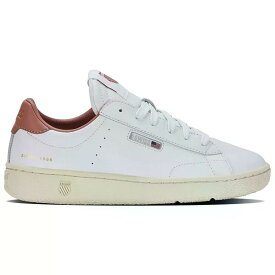 ケースイス ライフスタイル スラム クラブ CC スニーカー レディース （ White/WthrdRs/Vintage ） | K-SWISS Lifestyle Slamm Klub CC Sneakers Women [t]