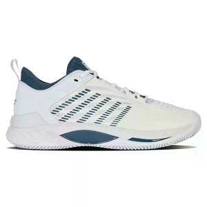 �P�[�X�C�X �n�C�p�[�R�[�g �V���v���[�� 2 HB �N���[�R�[�g �V���[�Y �i White/Stargazer �j | K-SWISS Hypercourt Supreme 2 HB Clay Court Shoes [t]