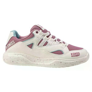 �P�[�X�C�X �g�D�� �`�[�� �p�f�� �V���[�Y ���f�B�[�X �i SnowWhite/SheerLilac/Pstlturq �j | K-SWISS Tura Team Padel Shoes Women [t]