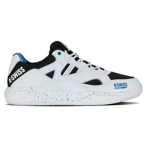 �P�[�X�C�X �g�D�� �`�[�� �p�f�� �V���[�Y �i White/Black/BlueMoon �j | K-SWISS Tura Team Padel Shoes [t]