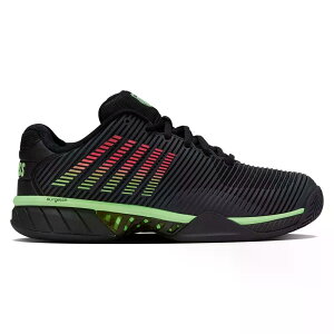 �P�[�X�C�X �n�C�p�[�R�[�g �G�N�X�v���X 2 �I�[���R�[�g �V���[�Y �i Black/SoftNeonGreen/NNLV �j | K-SWISS Hypercourt Express 2 All Court Shoes [t]