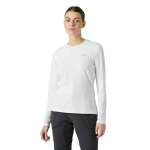 �w���[�n���Z�� ���t�@ �A�N�e�B�u �\�[���� �����O�X���[�u UV T�V���c �E�[�}�� �i White �j | HELLY HANSEN Lifa Active Solen Long Sleeve UV T-Shirt woman [t]