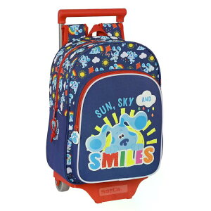 �T�t�^ 185 705 �u���[�Y �N���[�Y �o�b�N�p�b�N �E�B�Y �g�����[ �W���j�A �i Multicolor �j | SAFTA 185 705 Blues Clues Backpack with Trolley Junior [t]