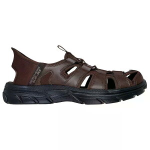 �X�P�b�`���[�Y ���{���e�b�h SS ���@���^�� �T���_�� �i ChocolateSynthetic/Mesh �j | Skechers Revolted SS Vartan Sandals [t]