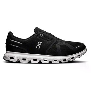 ON RUNNING Cloud 6 �X�j�[�J�[ �i Black/White �j [t]