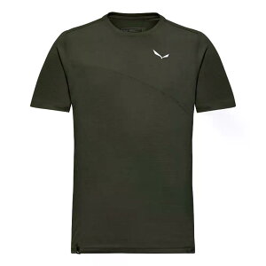 �T���� �v�G�Y �X�|�[�e�B �h���C �V���[�g�X���[�u T�V���c �i DarkOlive �j | SALEWA Puez Sporty Dry Short Sleeve T-Shirt [t]
