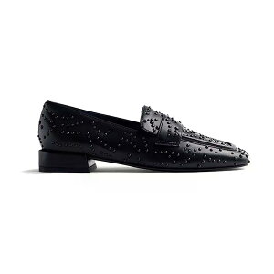 �W�I�Z�b�| �����X ���[�t�@�[ ���f�B�[�X �i Black �j | GIOSEPPO Lanse Loafers Woman [t]