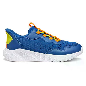 �W�F�I�b�N�X �X�v�����e�B�G �t�@�X�g �C�� �L�b�Y �X�j�[�J�[ �i Royal/Orange �j | GEOX Sprintye Fast In Kids Sneakers [t]