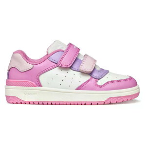 �W�F�I�b�N�X ���V�o �L�b�Y �X�j�[�J�[ �i DarkPink/Lilac �j | GEOX Washiba Kids Sneakers [t]