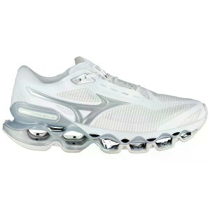 �~�Y�m �E�F�[�u �v���t�F�V�[ 15 �����j���O�V���[�Y �i White/GalaxySilver �j | MIZUNO Wave Prophecy 15 Running Shoes [t]