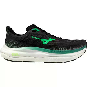 �~�Y�m �E�F�[�u �X�J�C 9 �����j���O�V���[�Y �i Black/GoblinGreen/AlpineGreen �j | MIZUNO Wave Sky 9 Running Shoes [t]