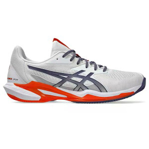 �A�V�b�N�X �\�����[�V���� �X�s�[�h FF 3 �N���[�R�[�g �e�j�X �V���[�Y �i White/GreyishPurple �j | ASICS Solution Speed FF 3 Clay Court Tennis Shoes [t]