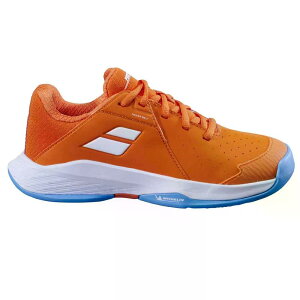 �o�{�� �{�[�C�Y �v���b�v 3 �N���[�R�[�g �e�j�X �V���[�Y �i OrangePeel �j | BABOLAT Boys Prop 3 Clay Court Tennis Shoes [t]