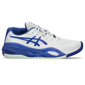 �A�V�b�N�X �Q�� ���]�����[�V���� X �N���[�R�[�g �e�j�X �V���[�Y �i White/DarkCobalt �j | ASICS Gel-Resolution X Clay Court Tennis Shoes [t]