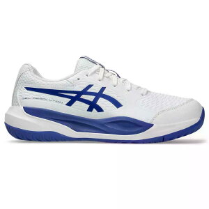 �A�V�b�N�X �W���j�A �Q�� ���]�����[�V���� X GS �I�[���R�[�g �e�j�X �V���[�Y �i White/DarkCobalt �j | ASICS Junior Gel-Resolution X GS All Court Tennis Shoes [t]
