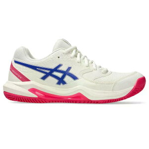 �A�V�b�N�X �Q�� �f�f�B�P�[�g 8 �N���[�R�[�g �e�j�X �V���[�Y �E�B�����Y �i Cream/DarkCobalt �j | ASICS Gel-Dedicate 8 Clay Court Tennis Shoes Women's [t]
