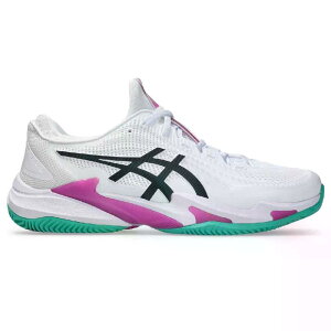 �A�V�b�N�X �R�[�g FF 3 �N���[�R�[�g �e�j�X �V���[�Y �i White/DigitalSakura �j | ASICS Court FF 3 Clay Court Tennis Shoes [t]