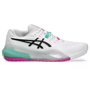 �A�V�b�N�X �Q�� ���]�����[�V���� X �I�[���R�[�g �e�j�X �V���[�Y �i White/AuroraGreen �j | ASICS Gel-Resolution X All Court Tennis Shoes [t]