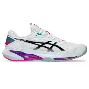 �A�V�b�N�X �\�����[�V���� �X�s�[�h FF 4 �N���[�R�[�g �e�j�X �V���[�Y �i White/DigitalSakura �j | ASICS Solution Speed FF 4 Clay Court Tennis Shoes [t]
