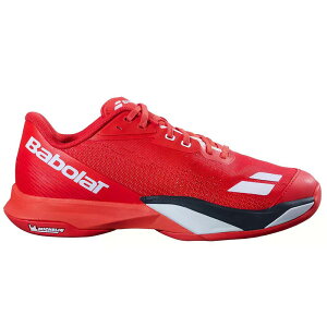 �o�{�� �W�F�b�g �}�b�n 4 �I�[���R�[�g �e�j�X �V���[�Y �i CherryTomato/White �j | BABOLAT Jet Mach 4 All Court Tennis Shoes [t]