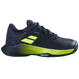 �o�{�� �v���p���X �{�[�C �I�[���R�[�g �e�j�X �V���[�Y �i Black/Aero �j | BABOLAT Propulse Boy All Court Tennis Shoes [t]