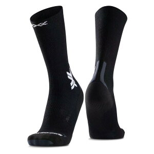 X-SOCKS Run Discover Merino �N���[�\�b�N�X �i XBlack/LightGrey �j [t]