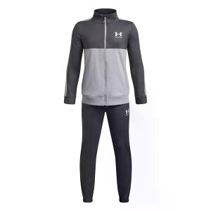 �A���_�[�A�[�}�[ ���C�o�� CB �j�b�g �W���j�A �g���b�N�W���P�b�g �i Gray �j | UNDER ARMOUR Rival CB Knit Junior Track Jacket [t]