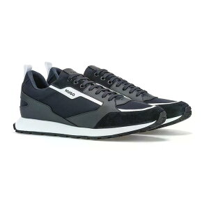 �q���[�S �A�C�X���� ���� NYPU �g���[�i�[�Y �i DarkBlue �j | HUGO Icelin Runn NYPU trainers [t]