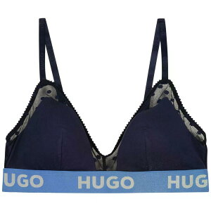 �q���[�S �f�U�C�� 10273196 01 �g���C�A���O�� �u�� �i Navy �j | HUGO Design 10273196 01 Triangle bra [t]