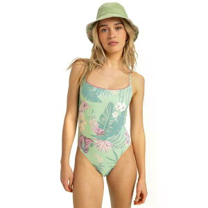 ���L�V�[ �A�C�����h �X�C���X�[�c �i FoamGreenCoastalBreeze �j | ROXY Into The Sun Swimsuit [t]