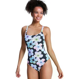 ���L�V�[ �A�N�e�B�u �x�[�V�b�N PT �X�C���X�[�c �i AnthraciteImFleurReal �j | ROXY Active Basic PT Swimsuit [t]