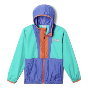 RrA obN {E EBhu[J[ WjA WPbg i BrightAqua/PurpleLotus j | COLUMBIA Back Bowl Windbreaker Junior jacket [t]