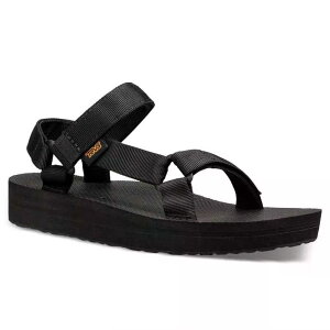 �e�o �~�b�h�t�H�[�� ���j�o�[�T�� �T���_�� �E�[�}�� �i Black �j | TEVA Midform Universal Sandals woman [t]